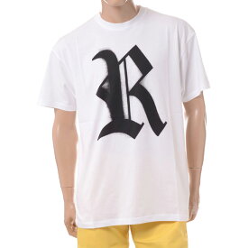 ラフシモンズ (RAF SIMONS) Big fit T-shirts with R print on front コットン ホワイト231120190010010 2023SS メンズ春夏新作 送料無料 正規取扱