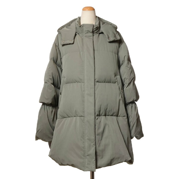 楽天市場】レキサミ (rekisami) フード付きコート ダウンフェザー  