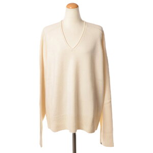 �G�N�X�g���[���J�V�~�� (extreme cashmere x) V�l�b�N�Z�[�^�[ �J�V�~�A �N���[��37503501tu01cream 2024AW ���f�B�[�X�H�~�V�� �������� ���K�戵