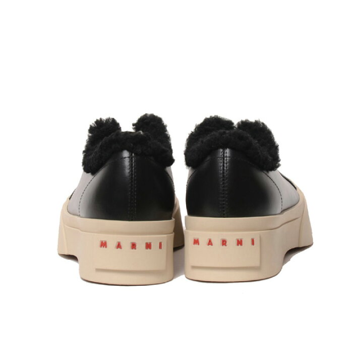 楽天市場】マルニ (Marni) PABLOボアレースアップスニーカー 牛革ラム  
