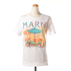 �}���j (Marni) bar �|�X�g�J�[�h�v�����gT�V���c �R�b�g�� �z���C�gthje0293peprw01 2026SS ���f�B�[�X�t�ĐV�� �������� ���K�戵