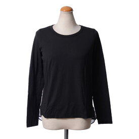 クルー (CLU) バックシルクロングTシャツ コットンモダール+シルク チャコールグレー wl14h4043carbon レイヤード,コンビ,カットソー, 2015SS レディース春夏 送料無料 【正規取扱】