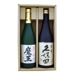 お歳暮ギフト 人気 焼酎 日本酒 飲み比べセット 720ml×2本 魔王,久保田 萬寿(純米大吟醸) 白玉醸造 久保田 朝日酒造 芋焼酎 父の日 焼酎 魔王 芋焼酎 セット 芋焼酎 日本酒 飲み比べ 魔王 セット 焼酎 ギフト 焼酎 飲み比べセット 日本酒 ギフト 日本酒 セット