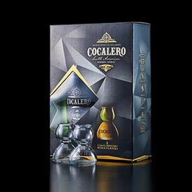 （正規品）COCALERO コカレロ BOX (ボムグラス2個付き ) 29度 700ml 　コカの葉 リキュール 17種のハーブ使用 コカレロ ボムグラス 2個付き　コカレロ グラス