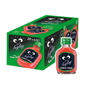 (送料無料) クライナーファイグリング エルダーコラダ 20ml×20本 BOX 箱入り Kleiner Feigling 15度 ドイツの ウォッカベース リキュール