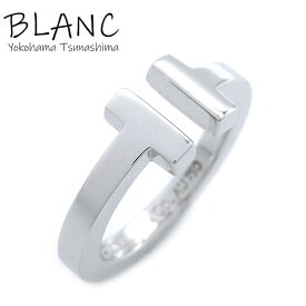 ティファニー Tスクエア リング 10号 K18ホワイトゴールド K18WG 指輪 Tiffany＆Co. 横浜BLANC【中古】