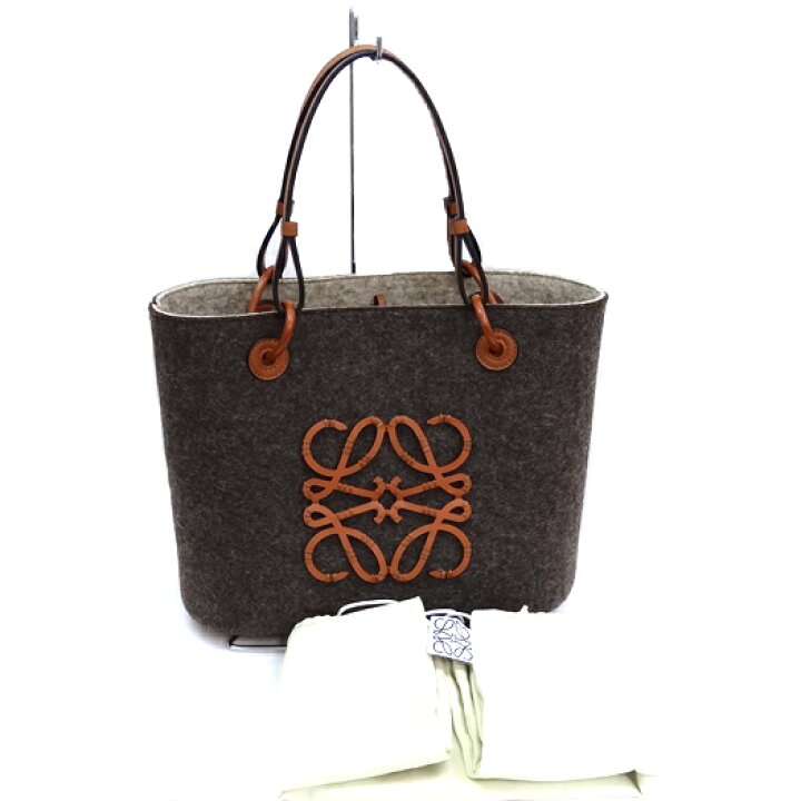 楽天市場】ロエベ アナグラム スクエア バスケットバッグ トートバッグ  