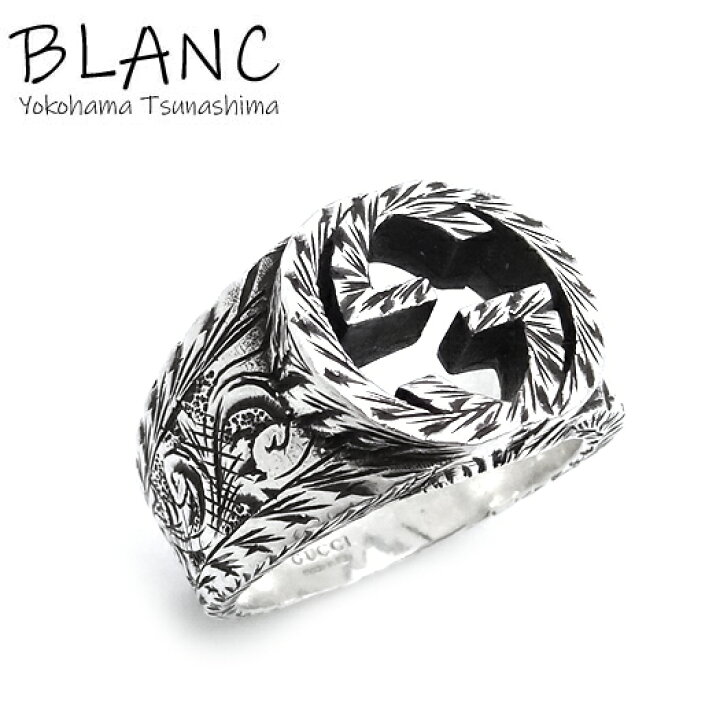 楽天市場】グッチ インターロッキングG アラベスク リング 約16.5号  