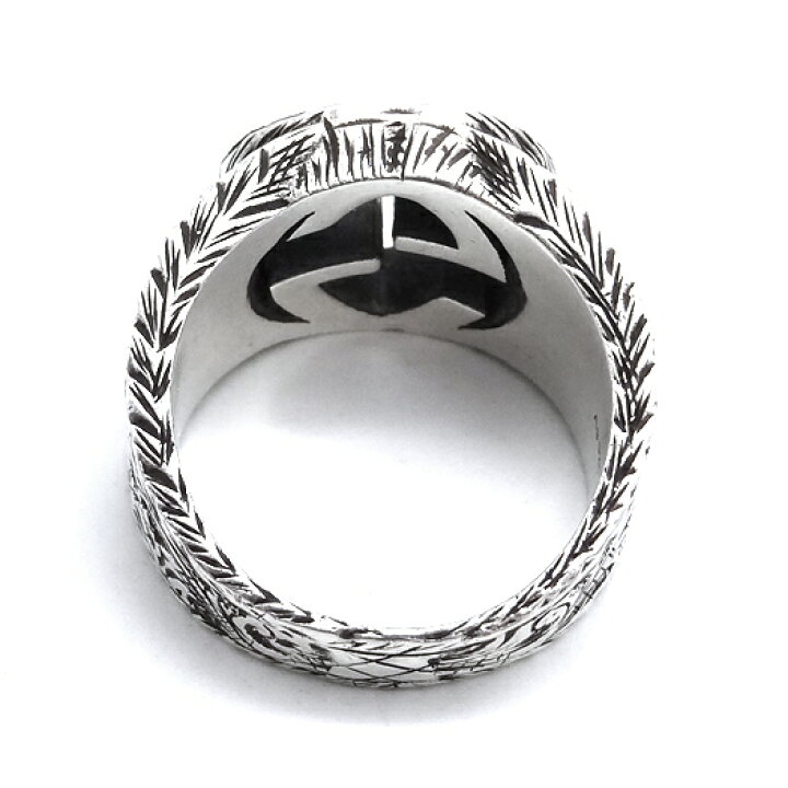 楽天市場】グッチ インターロッキングG アラベスク リング 約16.5号  