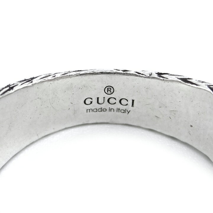 楽天市場】グッチ インターロッキングG アラベスク リング 約16.5号  