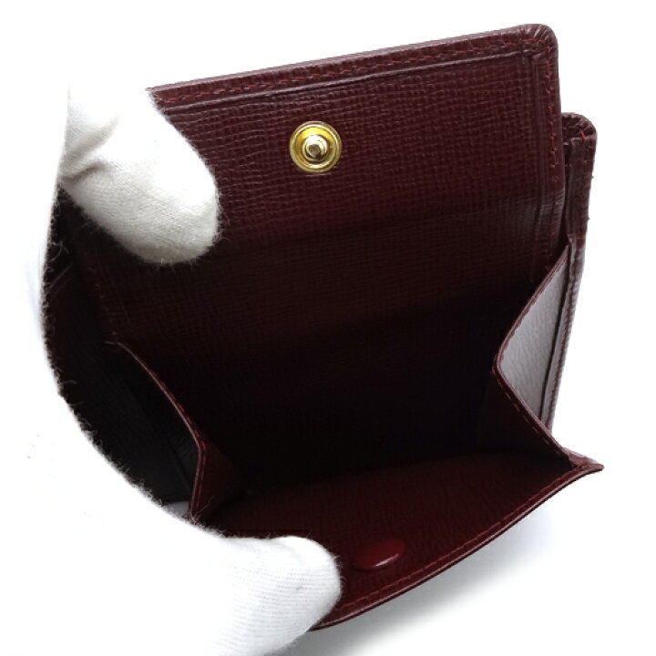 楽天市場】カルティエ マスト ドゥ カルティエ 二つ折り財布 レザー  