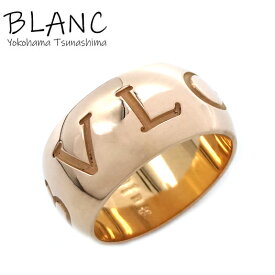 ブルガリ モノロゴ リング K18ピンクゴールド K18PG #55 14号 指輪 BVLGARI 横浜BLANC【中古】