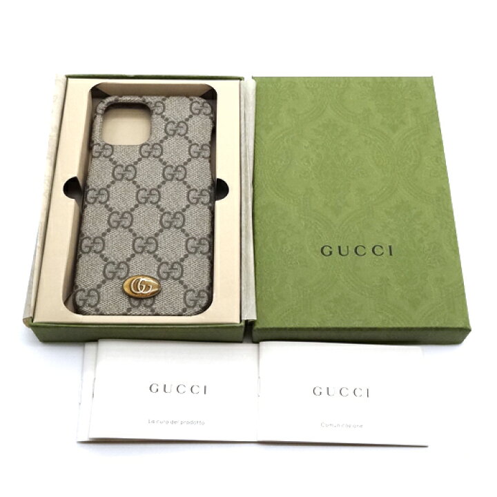 楽天市場】【中古】グッチ オフィディア iPhone 12 PRO ケース GG  
