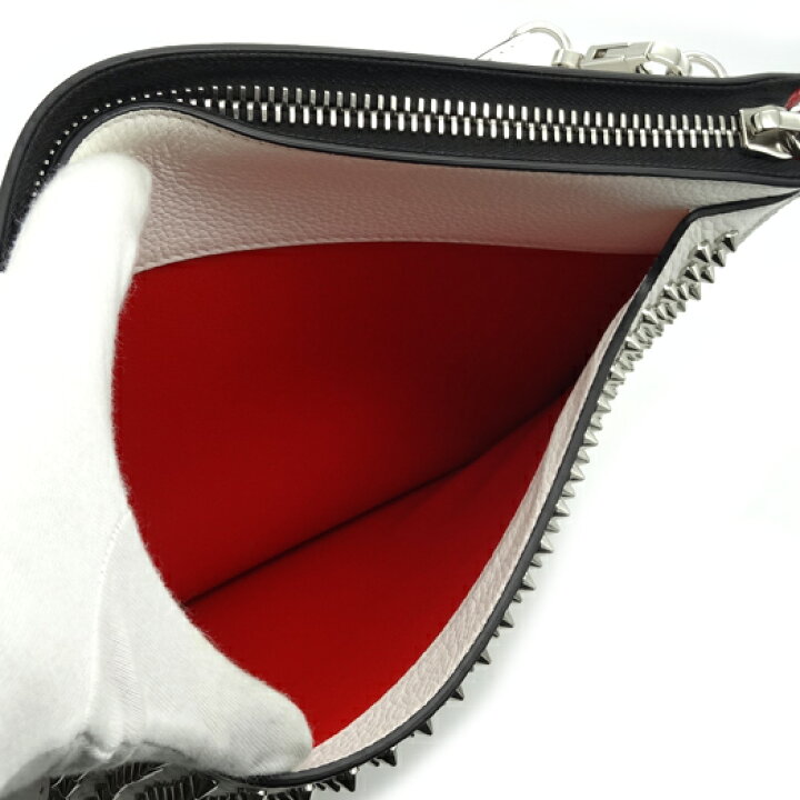 楽天市場】クリスチャンルブタン スカイポーチ スパイクスタッズ 2way  