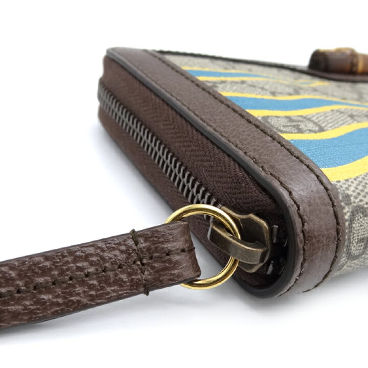 楽天市場】グッチ ダイアナ バンブー ラウンドファスナー長財布 GG  