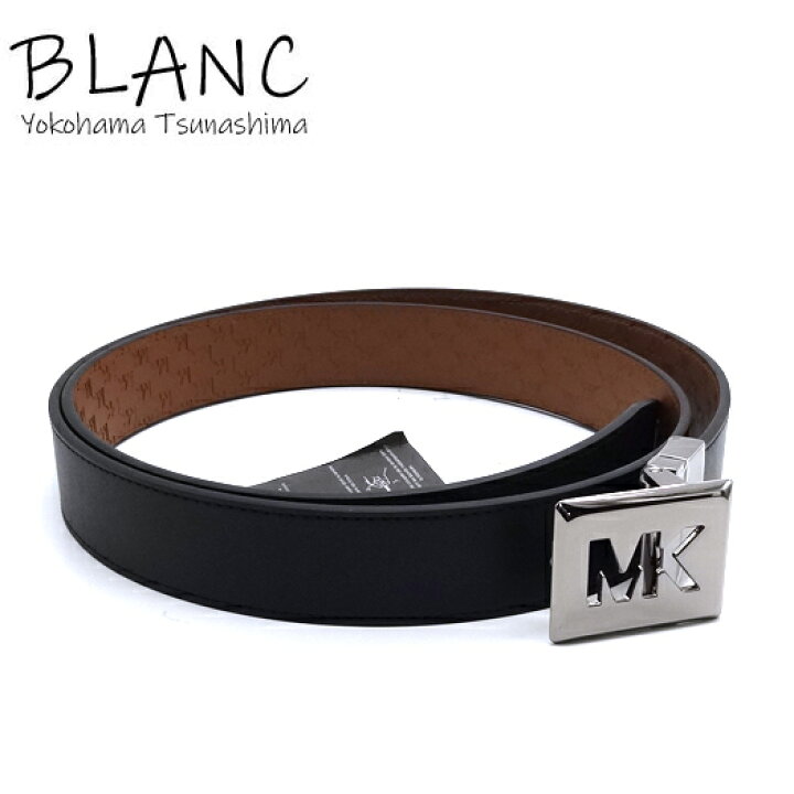 楽天市場】マイケルコース リバーシブルベルト 34mm レザー ブラック 