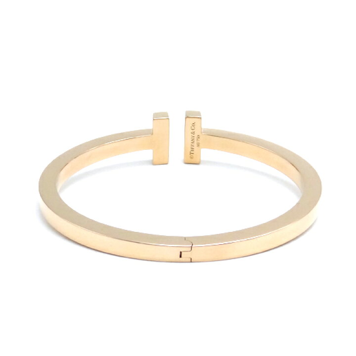 楽天市場】【中古】ティファニー Tスクエア ブレスレット K18 ピンク  