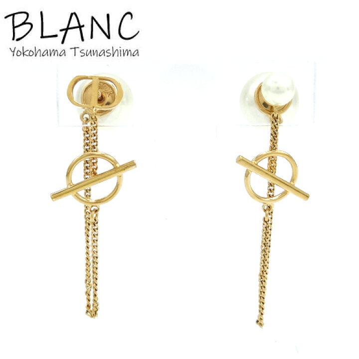 楽天市場】クリスチャンディオール トライバル パールピアス メタル  