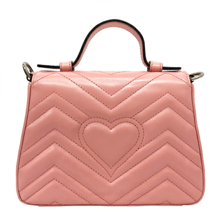 楽天市場】グッチ GGマーモント ミニ トップハンドル 2WAY ショルダー  