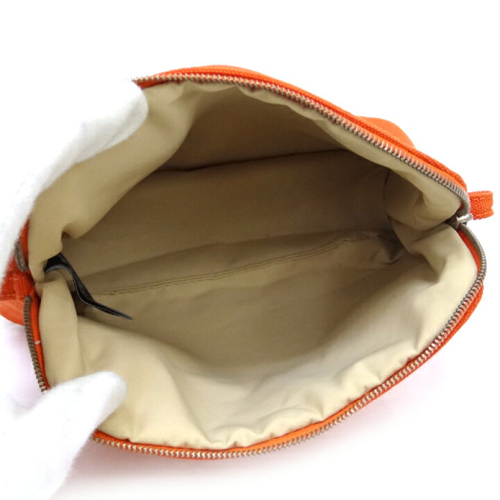 楽天市場】エルメス ボリードポーチ 20 ミニ トワル キャンバス  