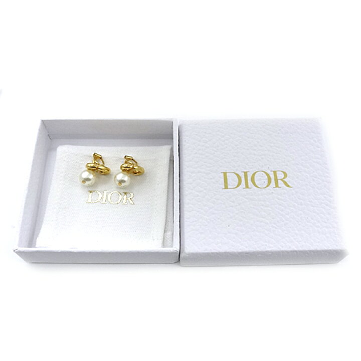 楽天市場】【中古】クリスチャン ディオール CD Navy クリップ  