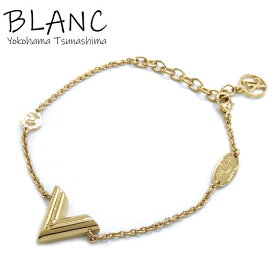 ルイヴィトン エッセンシャル V ブレスレット メタル ゴールド M00858 LOUIS VUITTON 横浜BLANC【中古】