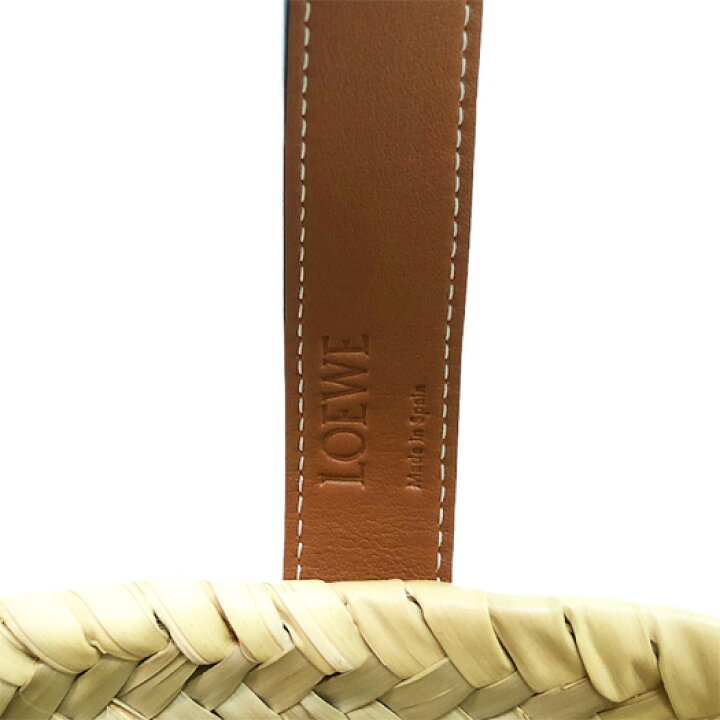 楽天市場】【中古】ロエベ バスケットバッグ スモール ヤシの葉 カーフ  