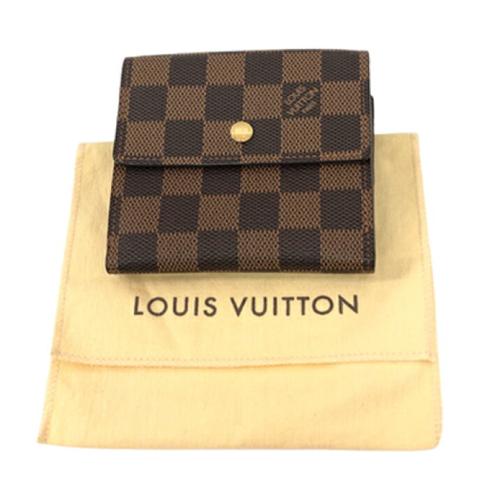 楽天市場】ルイヴィトン ポルトフォイユ エリーズ ダミエ エベヌ  