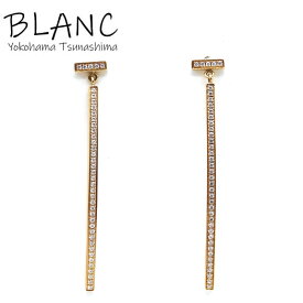 ティファニー Tワイヤー バー ダイヤピアス K18 イエローゴールド K18YG ジュエリー Tiffany&Co. 横浜BLANC【中古】