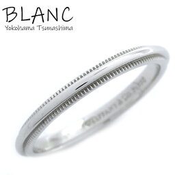 ティファニー ミルグレイン リング Pt950 約12.5号 指輪 プラチナ950 ジュエリー Tiffany&Co. 横浜BLANC【中古】