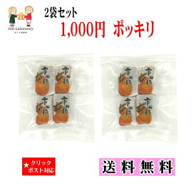 市田柿4個 2袋セット 1000円ポッキリ クリックポスト 市田柿 個包装 期間限定販売