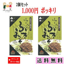 山くるみふきみそ 送料無料 1000円ポッキリ 2個セット クリックポスト対象 山くるみふきみそ×2