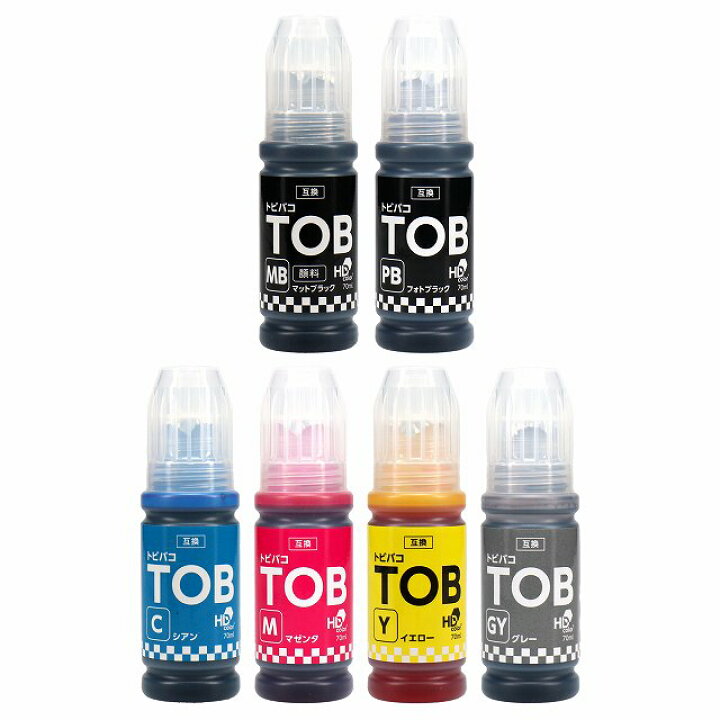 楽天市場】【純正品と同容量/顔料ブラック】エコタンク用 TOB トビバコ 