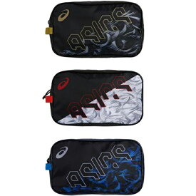 【名入れ1段付き】 シューズケース アシックス シューズバッグ シューズ入れ 女の子 男の子 大人 子ども シューズバッグ 靴袋 靴入れ 部活 靴入れ袋 シューズ袋 中学生 卒団 記念品 卒業 卒部記念品 卒業記念品 名入れ 名前入れ 刺繍 ブラック 黒 ネイビー 紺 3123A698