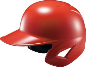 ゼット 野球　ソフトボール 軟式 ヘルメット 打者用ヘルメット 23SS レッド ヘルメット(bhl380-6400)