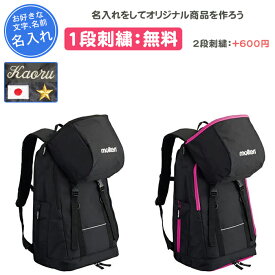 【名入れ1段付き】 バスケ リュック ボール 収納 小学生 ボール収納 ジュニア 子供 キッズ モルテン バスケットバッグ バスケットボールバッグ バックパックミニバスケットボール用 刺繍 名前入れ リュックサック ボールケース ボール入れ シューズ収納(lb0032-lb0032-kp)
