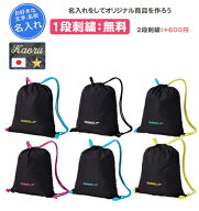名入れ1段付き KNAPSACK ナップザック スピード 水泳 スイミング バック カバン 刺繍 記念品 卒団(se22560)