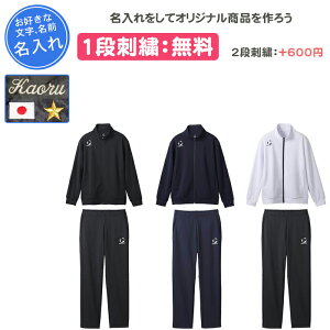 【名入れ1段付き】 デサント ジャージ 上下 刺繍 ムーブスポーツ ジャージ上下セット メンズ レディース テニス バドミントン バレーボール 名入れ 名前入れ 文字 練習着 刺繍 MoveSport DESCENTE