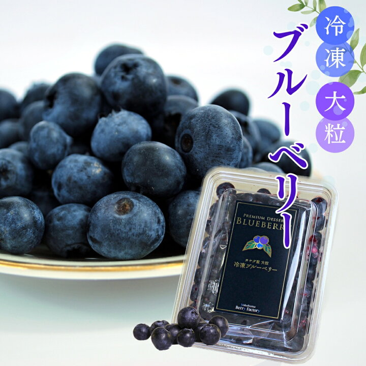 楽天市場】大粒！冷凍ブルーベリー 350g カナダ産大粒 ブルーベリー 
