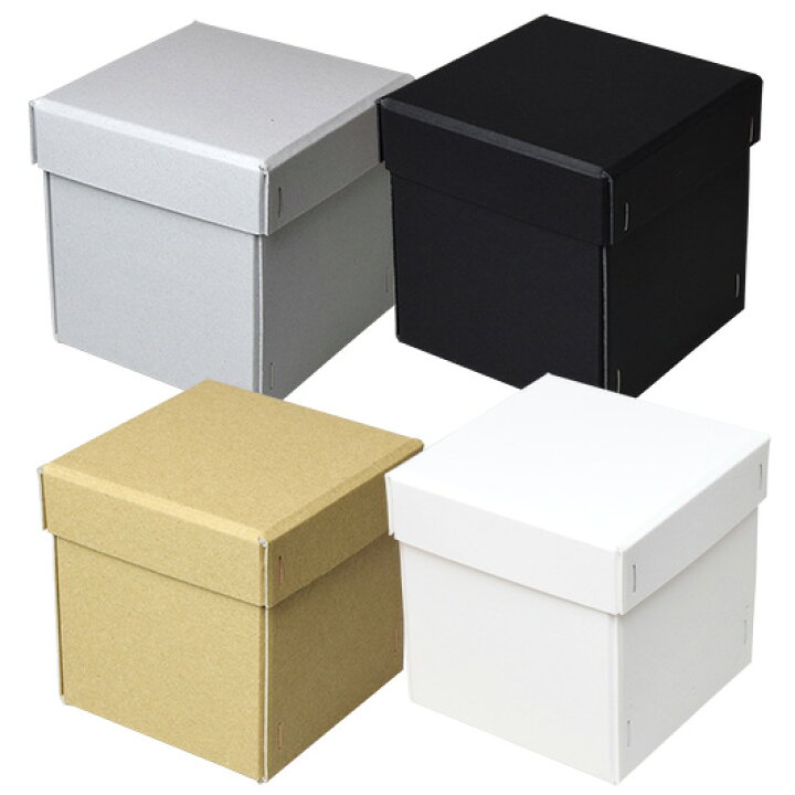 楽天市場】ギフトボックス 彩箱No.10 内寸105×105×110mm : ダンボール 