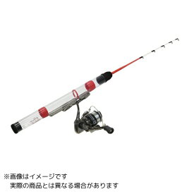 大阪漁具 PROX 23 クリアロックプラスセット2(スピニング) ＃S(蛍光レッド)+リール