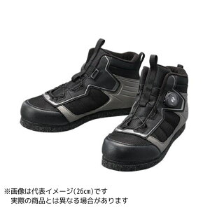 【ご奉仕価格】シマノ カットラバーピンフェルトフィットシューズ LT FS-041Q #ブラック #28.0cm