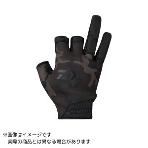 ダイワ 防寒ゲームグローブ 3本カット DG-6523W #グリーンカモ #M