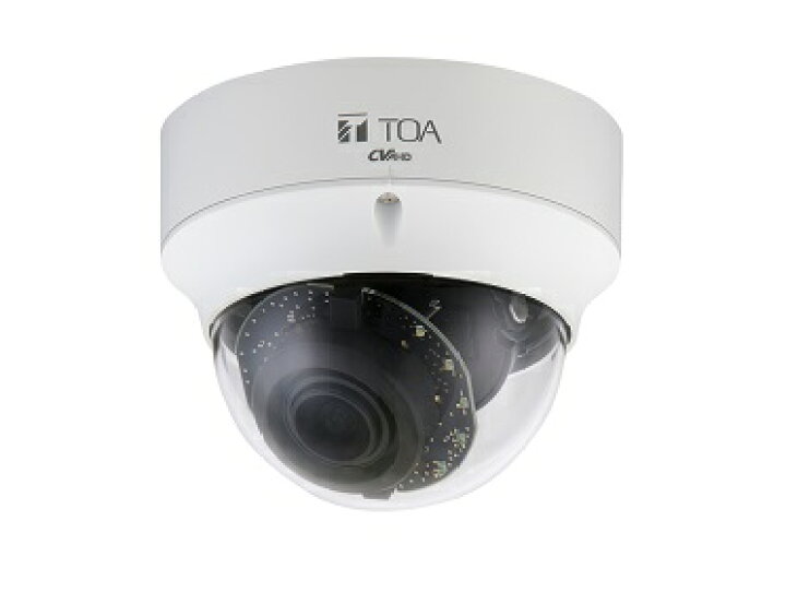 楽天市場】TOA AHDカメラシステムドーム型赤外AHDカメラAH-C1210R3 