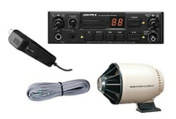 拡声器 ユニペックス 10w Sdレコーダー付車載用アンプ 24v用 Nds 104a