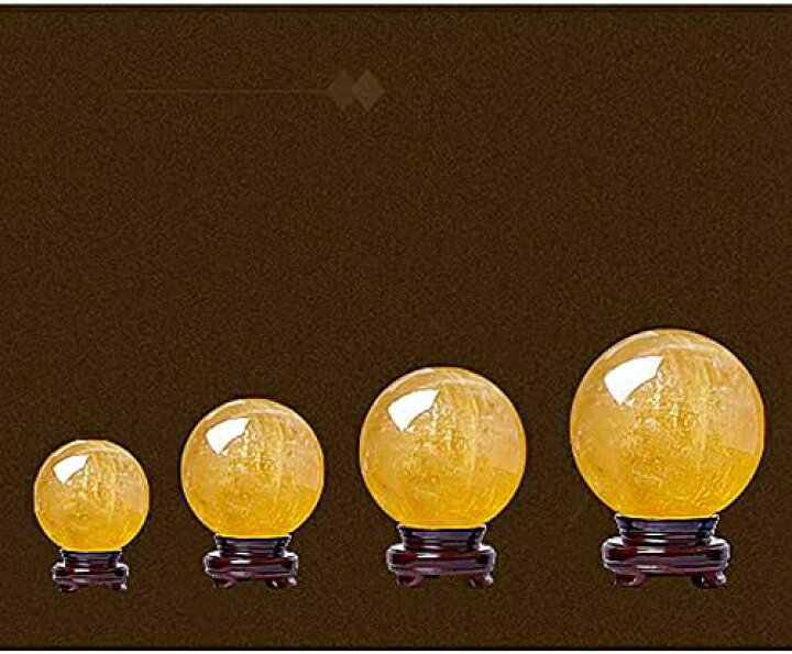 楽天市場】【20%OFFクーポン〜】水晶玉 黄水晶 天然 シトリン 丸玉 黄 