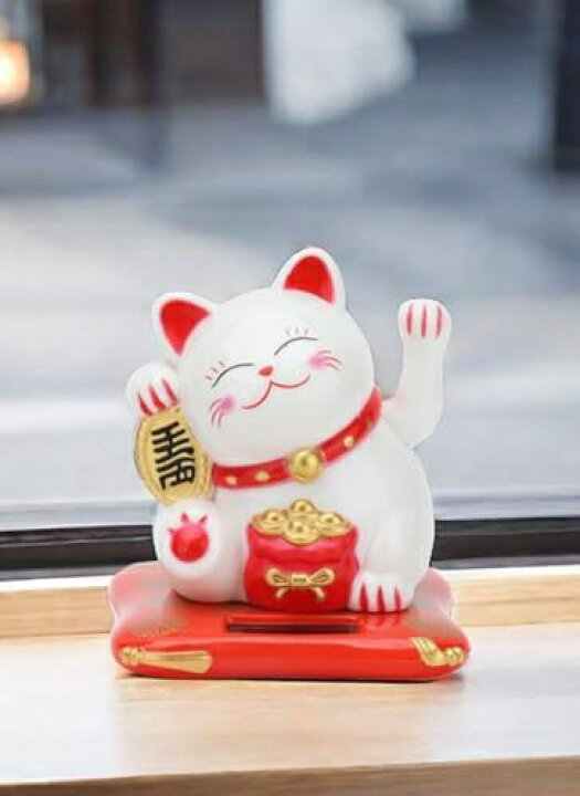 楽天市場】【20%OFFクーポン〜】招き猫 招き猫置物 幸運の猫 お金を 