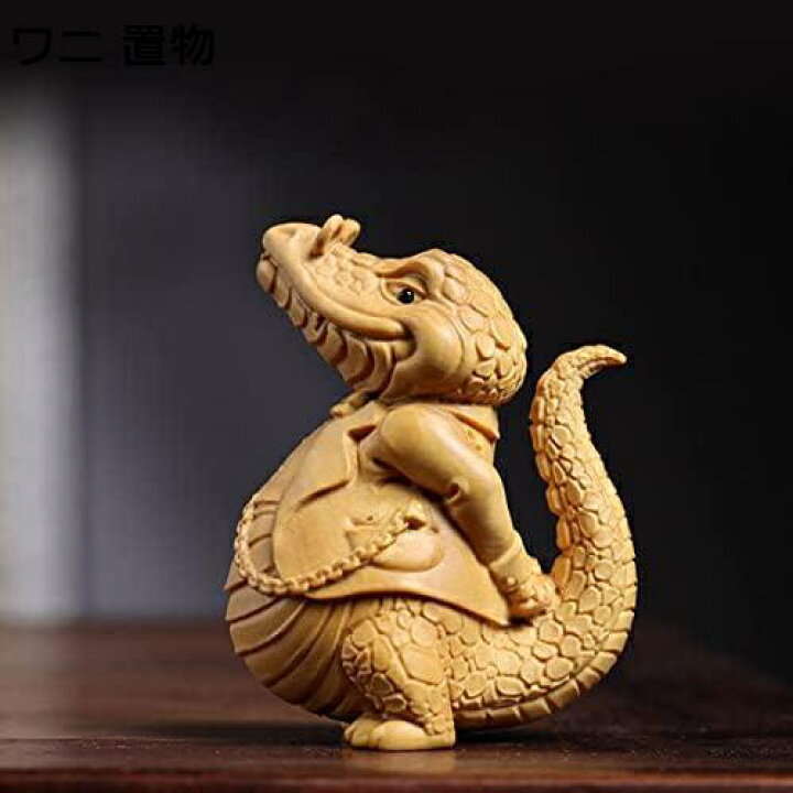 楽天市場】【20%OFFクーポン〜】ミニチュア 虎の置物 木製 彫刻 7.7cm 