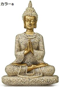 【20%OFFクーポン〜】仏像 小さな仏像 砂岩仏像樹脂の手作りのリビングルームの入り口の家の装飾東南アジア彫刻瞑想菩薩 商売繁盛?無病息災?福徳?福運?厄除け