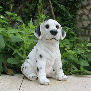 【20%OFFクーポン】ガーデンオーナメント 犬 単品 置物 アンティーク ガーデニング オブジェ 大きい タイプ 玄関 外 オブジェ ガーデニング雑貨 置き物 おきもの 北欧 装飾 庭 花壇 可愛い F ラ